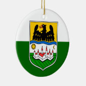 Vlag van Donauschwaben Keramisch Ornament (Rechts)