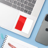 Vlag van Doornik, België Sticker (Laptop met iPhone)