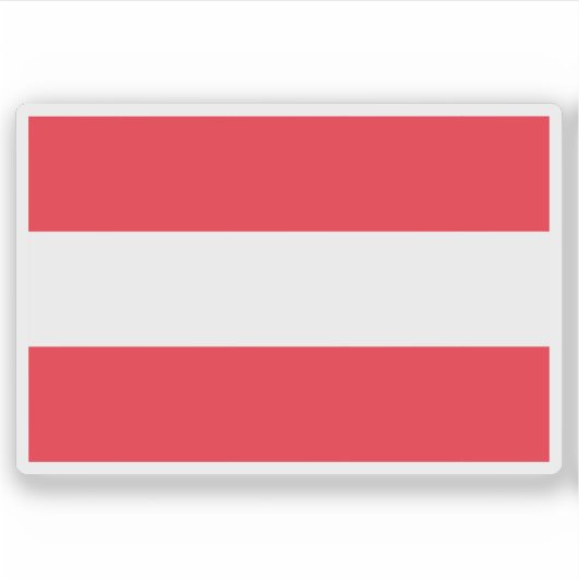 Vlag van Dordrecht, Nederland Sticker (Voorkant)