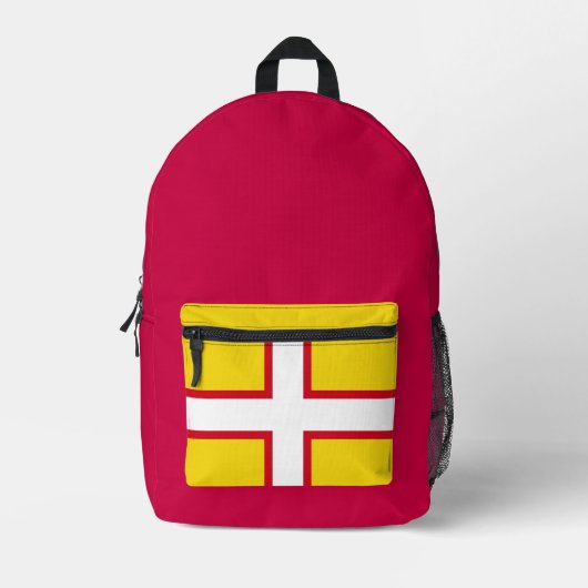 Vlag van Dorset Bedrukte Rugzak (Voorkant)