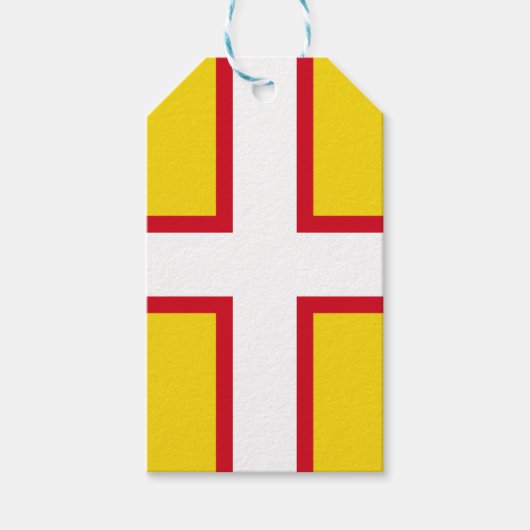Vlag van Dorset Gift Bag Cadeaulabel (Voorkant)
