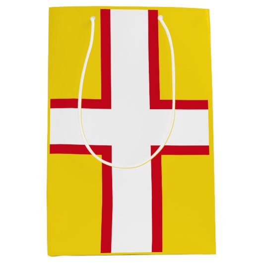 Vlag van Dorset Gift Bag Medium Cadeauzakje (Voorkant)