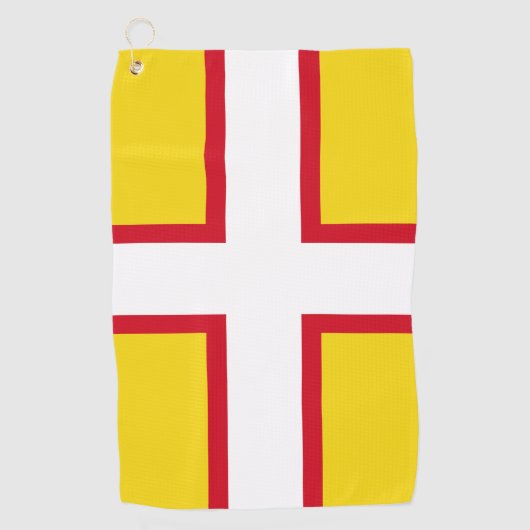 Vlag van Dorset Golfhanddoek (Voorkant)