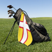 Vlag van Dorset Golfhanddoek (Groen)