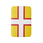 Vlag van Dorset (Graafschap VK) Badmat (Voorkant Verticaal)