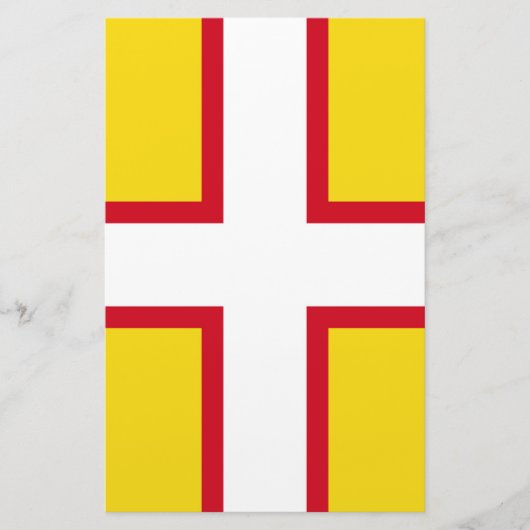 Vlag van Dorset (Graafschap VK) Briefpapier (Voorkant)