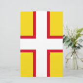 Vlag van Dorset (Graafschap VK) Briefpapier (Staand voorkant)