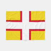 Vlag van Dorset (Graafschap VK) Fleece Deken (Voorkant (Horizontaal))