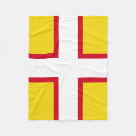 Vlag van Dorset (Graafschap VK) Fleece Deken