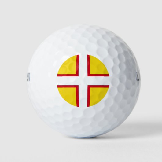 Vlag van Dorset (Graafschap VK) Golfballen (Voorkant)