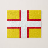 Vlag van Dorset (Graafschap VK) Legpuzzel (Horizontaal)