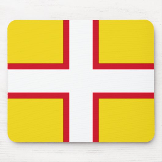 Vlag van Dorset (Graafschap VK) Muismat (Voorkant)