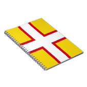 Vlag van Dorset (Graafschap VK) Notitieboek (Rechterzijde)