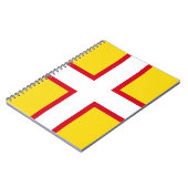 Vlag van Dorset (Graafschap VK) Notitieboek (Linkerzijde)