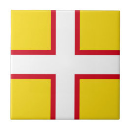 Vlag van Dorset (Graafschap VK) Tegeltje