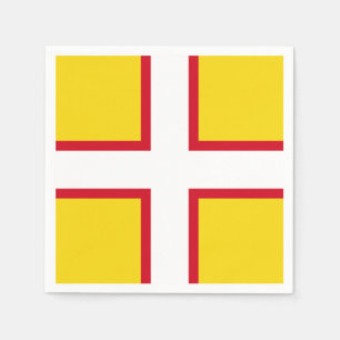 Vlag van Dorset Paper Napkins Servet