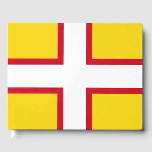 Vlag van Dorset (provincie VK) Gastenboek (Voorkant)