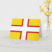 Vlag van Dorset (provincie VK) Kaart (Gele Bloem)