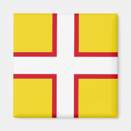 Vlag van Dorset (provincie VK) Magneet