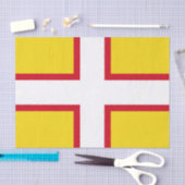 Vlag van Dorset (provincie VK) Tissuepapier (Craft)