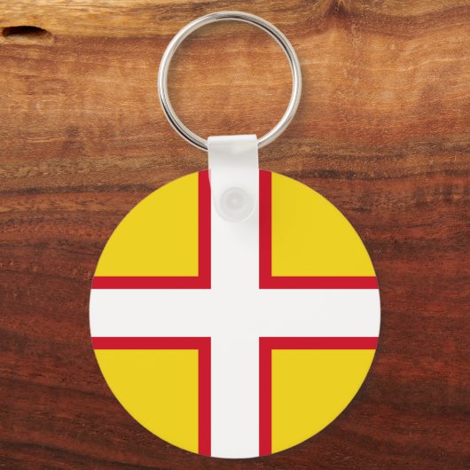 Vlag van Dorset Sleutelhanger (Voorkant)