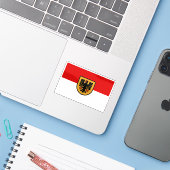 Vlag van Dortmund, Duitsland Sticker (Laptop met iPhone)