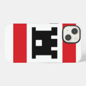 Vlag van Drenthe iPhone Hoesje (Achterkant horizontaal)