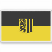 Vlag van Dresden, Duitsland