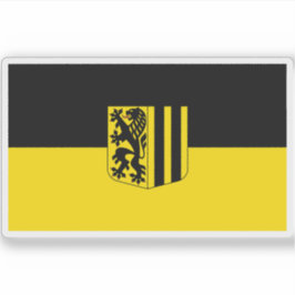 Vlag van Dresden, Duitsland Sticker