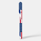 Vlag van dubbel staatsburger Amerikaans & Brits Case-Mate iPhone Case (Achterkant / Links)