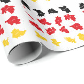 Vlag van Duitse Staten Cadeaupapier (Rol Hoek)