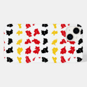 Vlag van Duitse staten Case-Mate iPhone Case (Achterkant (horizontaal))