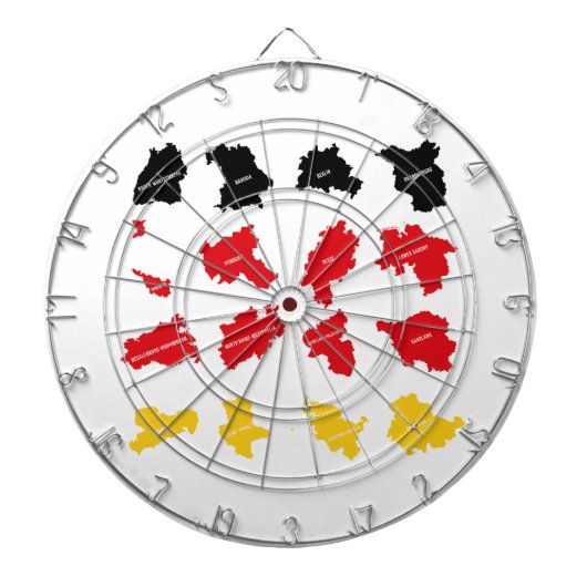 Vlag van Duitse Staten Dartbord (Voorkant)