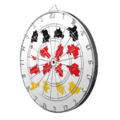 Vlag van Duitse Staten Dartbord (Voorkant Rechts)