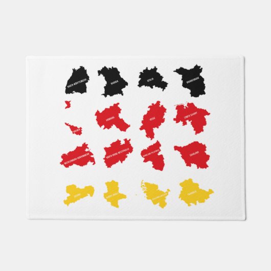 Vlag van Duitse Staten Deurmat (Voorkant)