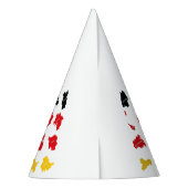 Vlag van Duitse Staten Feesthoedjes (Achterkant)