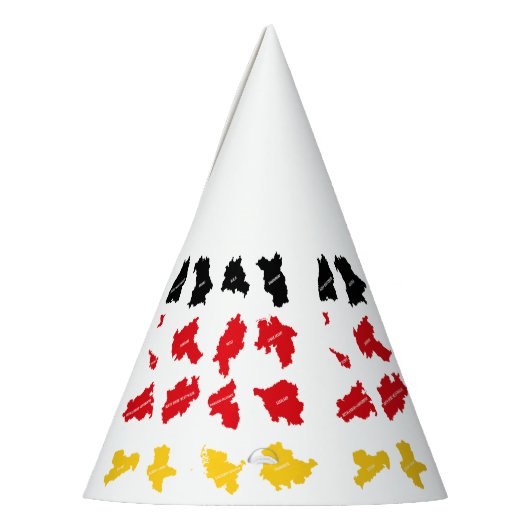 Vlag van Duitse Staten Feesthoedjes (Links)