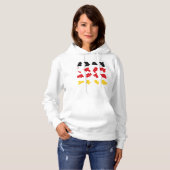 Vlag van Duitse Staten Hoodie (Voorkant volledig)