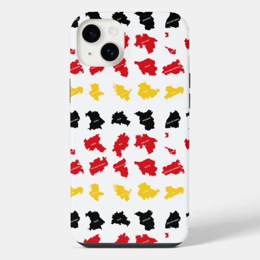 Vlag van Duitse staten iPhone Hoesje (Achterkant)