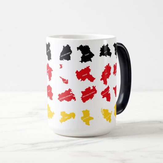 Vlag van Duitse Staten Magische Mok (Voorkant rechts)