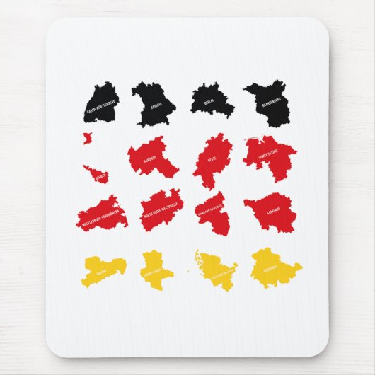 Vlag van Duitse Staten Muismat (Voorkant)