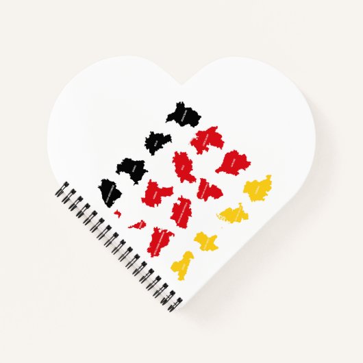 Vlag van Duitse Staten Notitieboek (Voorkant)