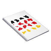 Vlag van Duitse Staten Notitieboek (Rechterzijde)