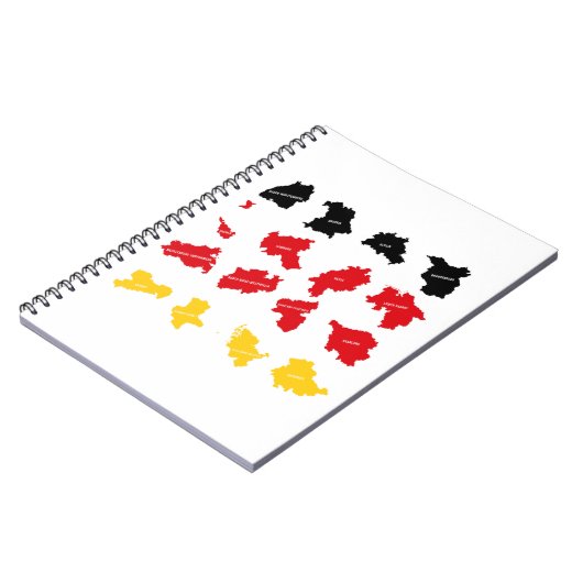 Vlag van Duitse Staten Notitieboek (Linkerzijde)