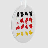 Vlag van Duitse Staten Ornament (voorkant)
