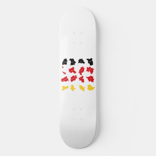Vlag van Duitse Staten Persoonlijk Skateboard (Voorkant)