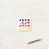 Vlag van Duitse Staten Post-it® Notes (Op bureau)