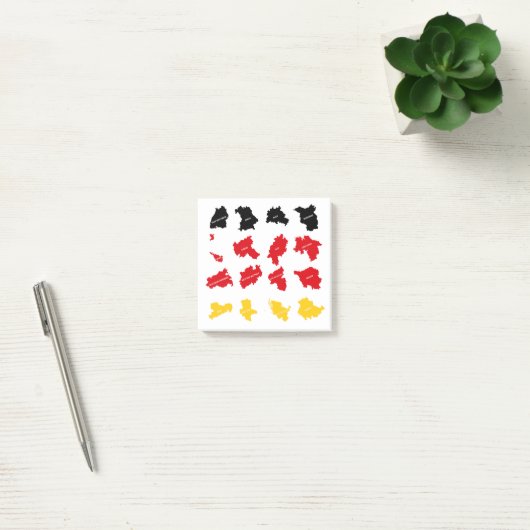 Vlag van Duitse Staten Post-it® Notes (Kantoor)