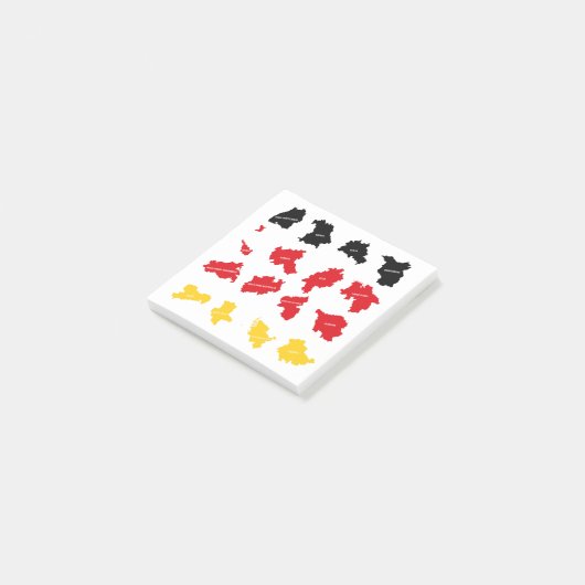 Vlag van Duitse Staten Post-it® Notes (Schuin)