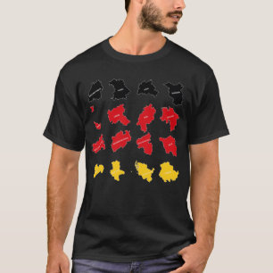 Vlag van Duitse Staten T-shirt